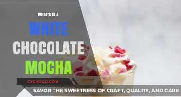 Unveiling the Richness: What's Inside a White Chocolate Mocha?