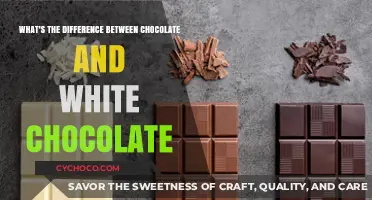 Unveiling the Sweet Mystery: Chocolate vs. White Chocolate Explained