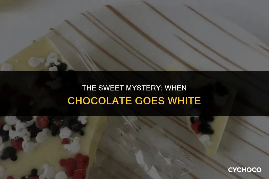 when chocolate goes white