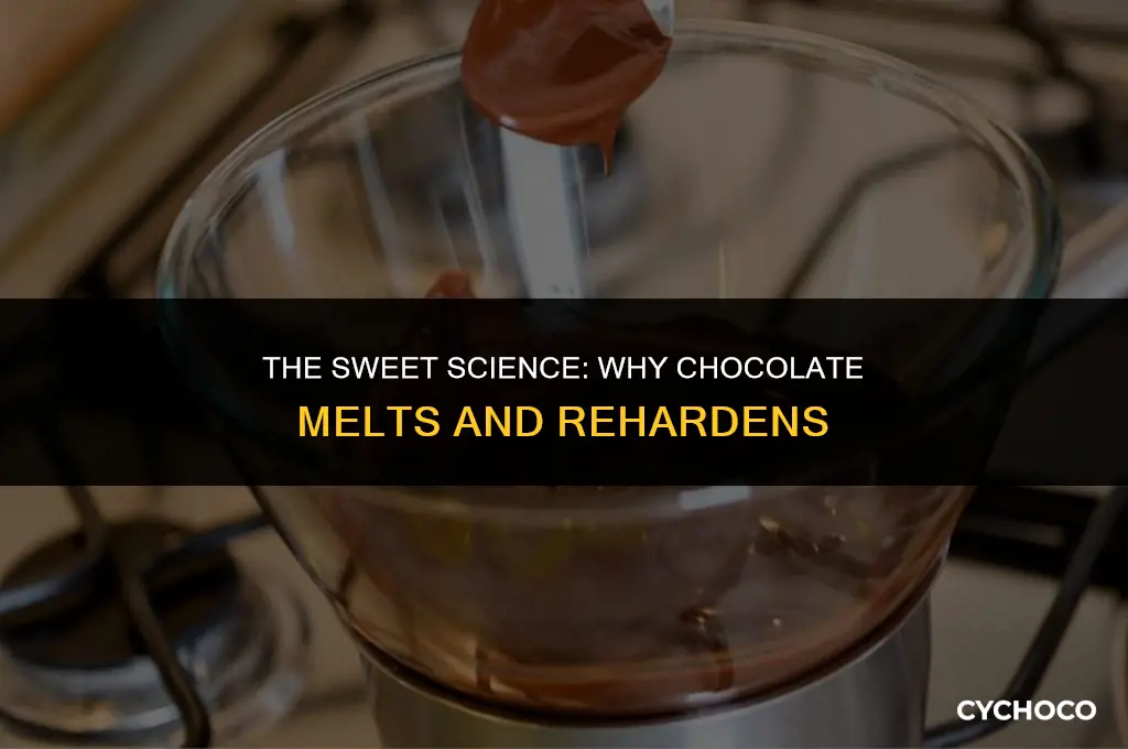 when chocolate melts and rehardens