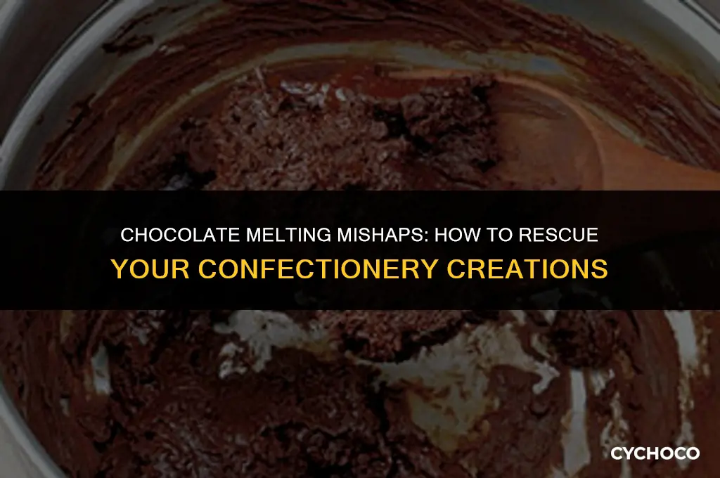 when melting chocolate goes wrong