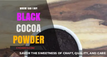 Where to Buy Black Cocoa Powder: Top Retailers and Online Sources