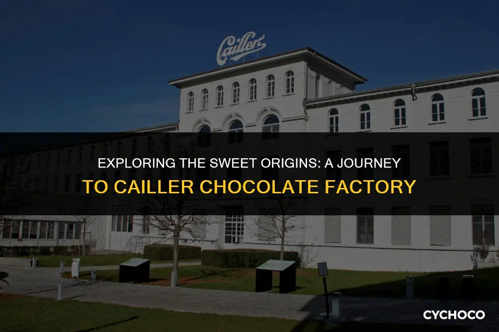 where is cailler chocolate factory