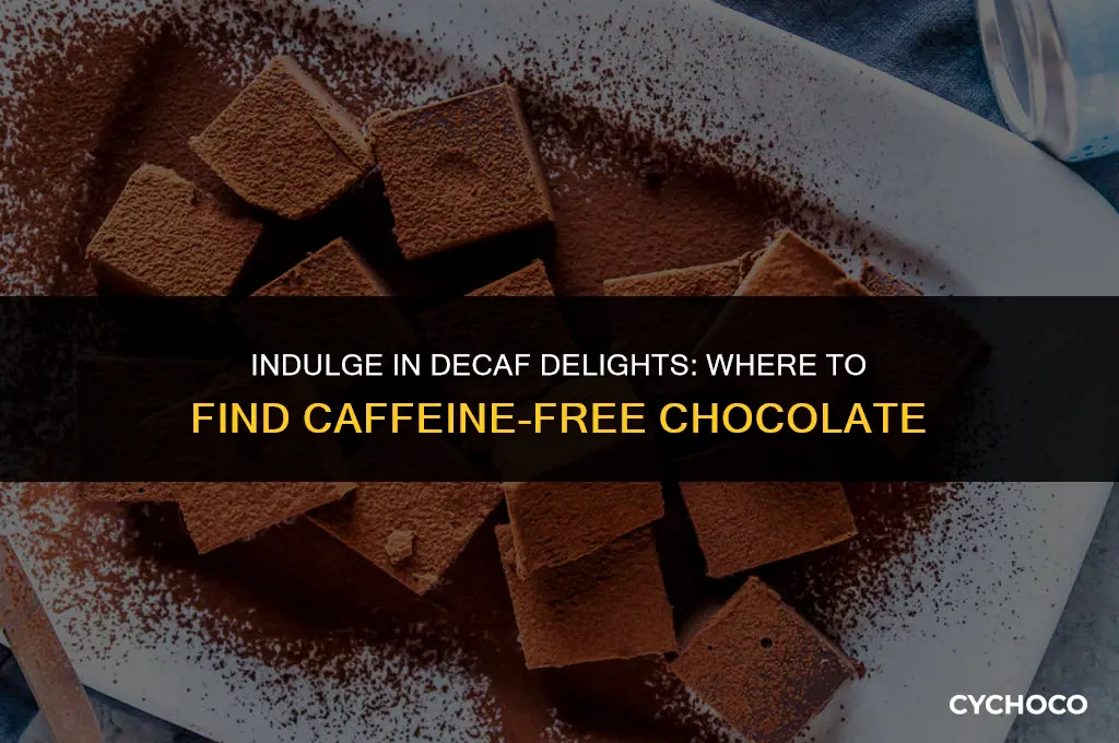 where to buy caffeine free chocolate