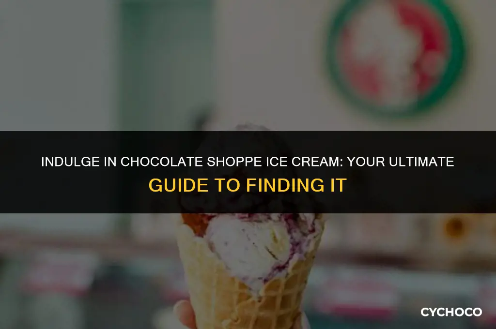 where to buy chocolate shoppe ice cream
