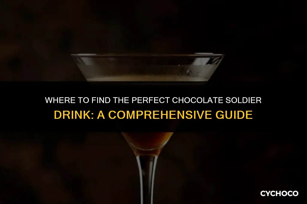 where to buy chocolate soldier drink