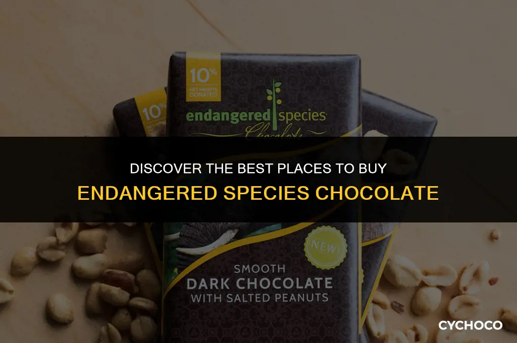 where to buy endangered species chocolate