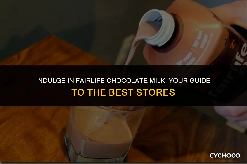 where to buy fairlife chocolate milk