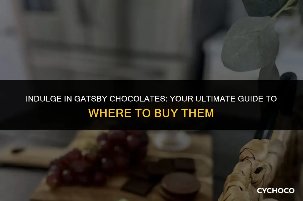 where to buy gatsby chocolate