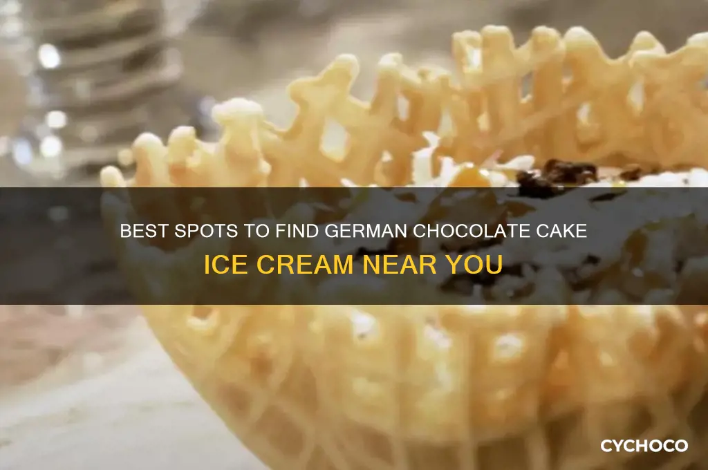 where to buy german chocolate cake ice cream
