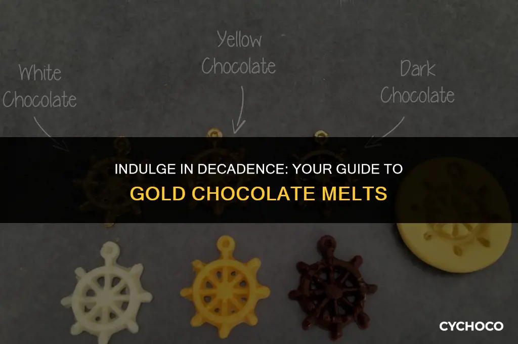 where to buy gold chocolate melts