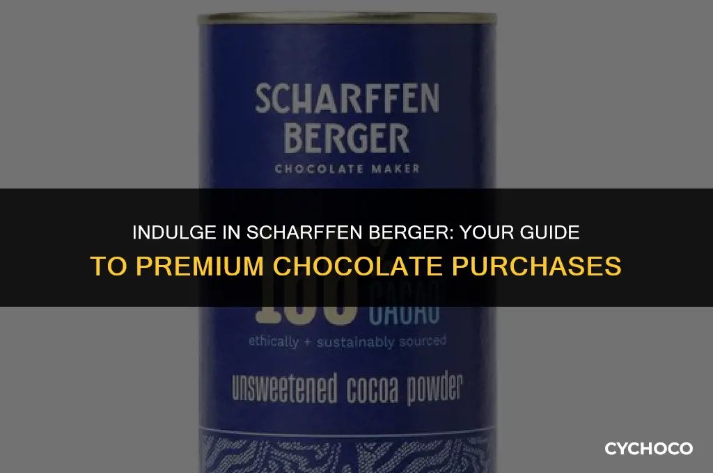 where to buy scharffen berger chocolate
