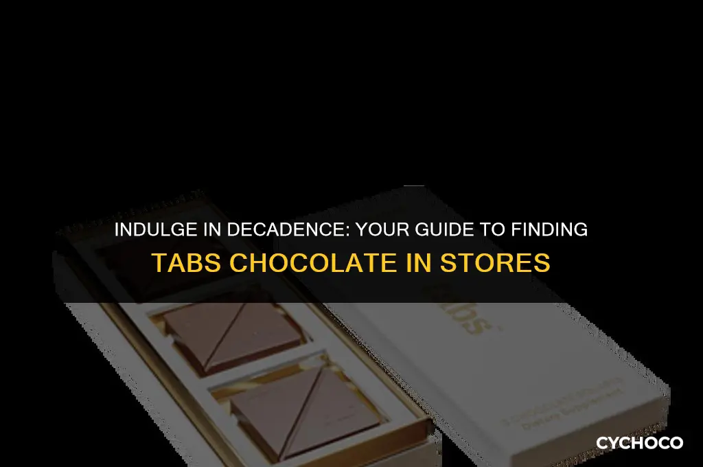 where to buy tabs chocolate in stores