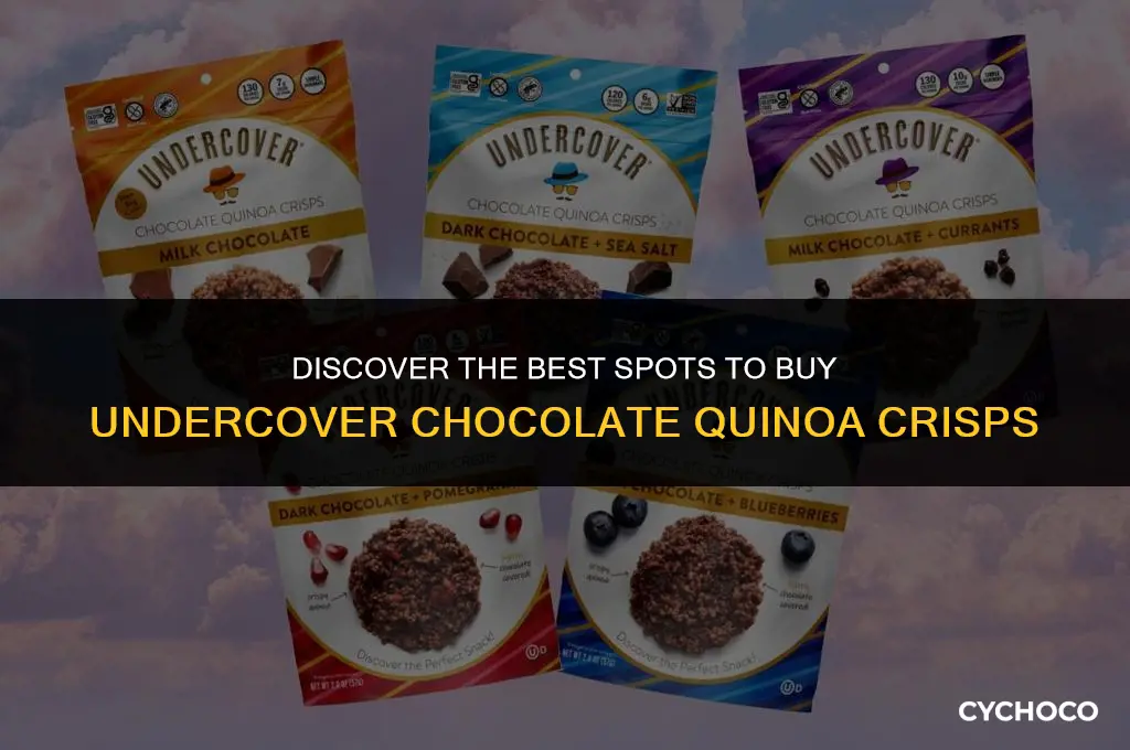 where to buy undercover chocolate quinoa crisps