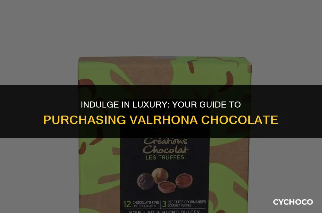 where to buy valrhona chocolate