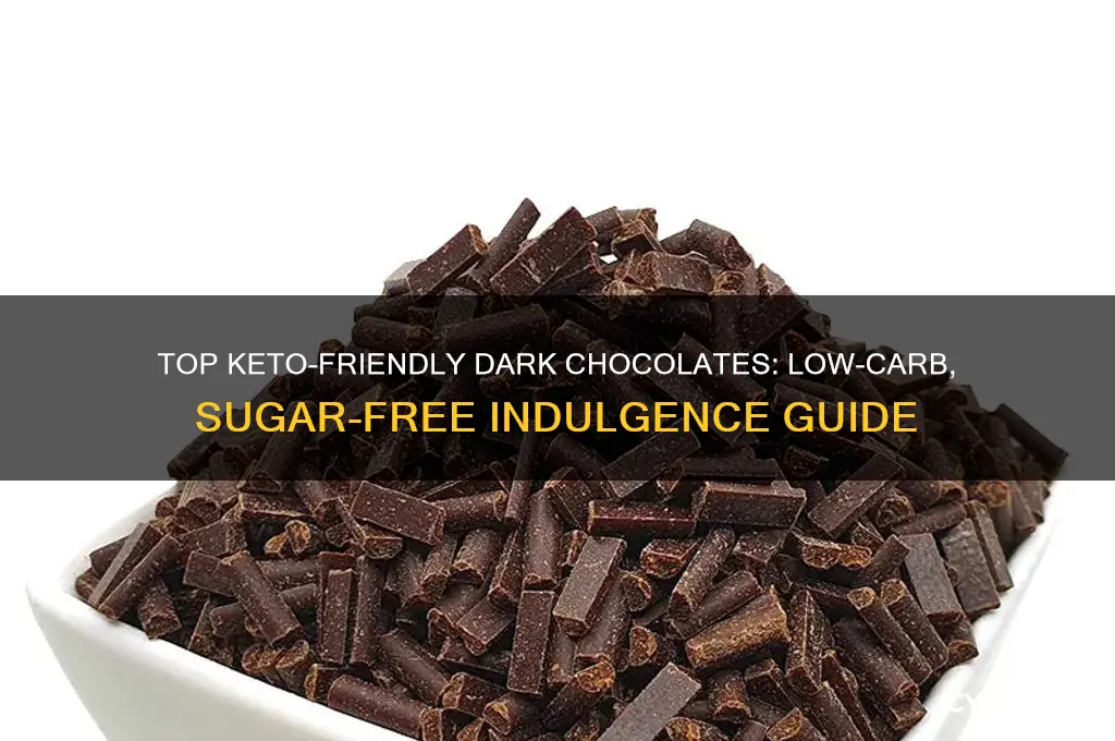 which dark chocolate is best for keto