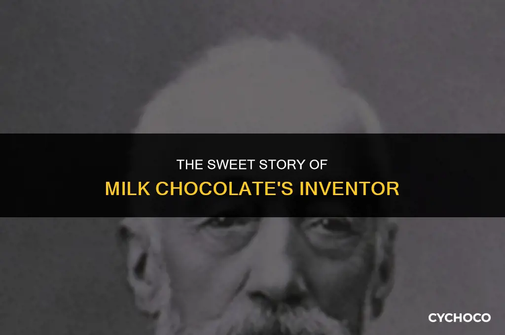 who invented milk chocolate