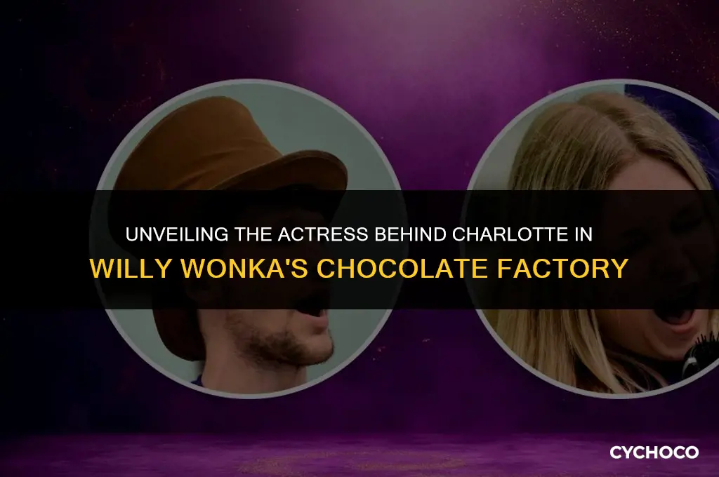 who played charlotte in the chocolate factory