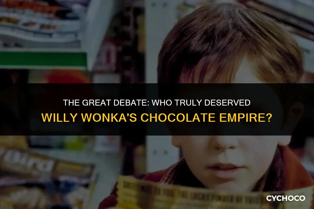 who should have won charlie and the chocolate factory