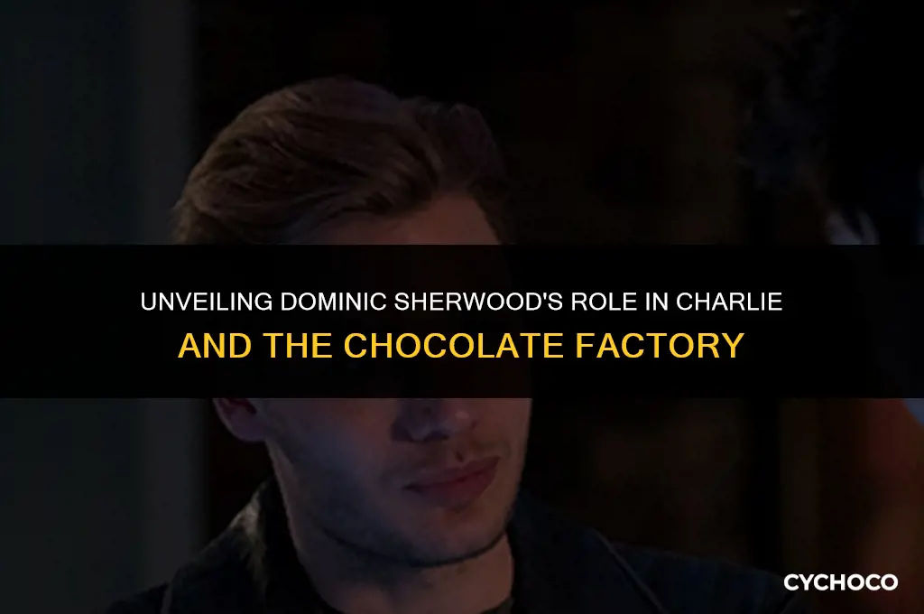 who was dominic sherwood in charlie and the chocolate factory