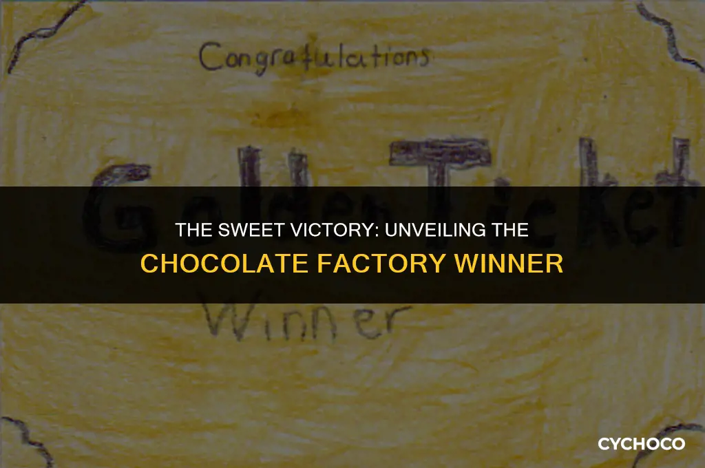 who won the chocolate factory