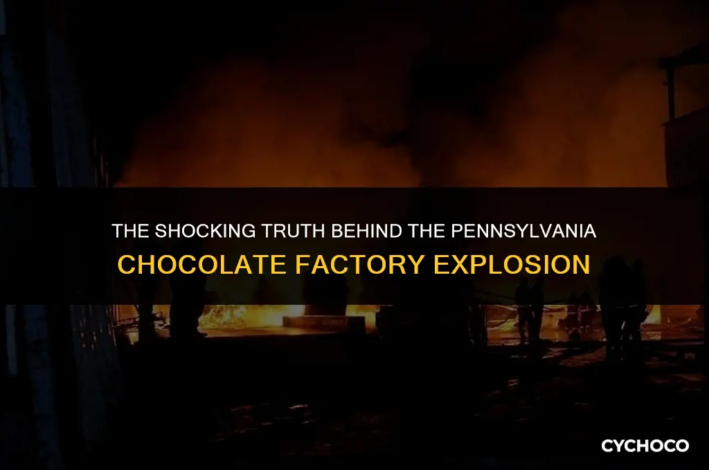 why did the chocolate factory in pennsylvania blow up