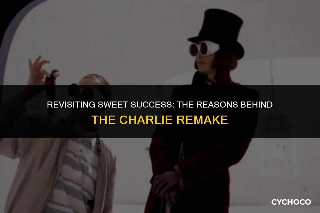 why did they remake charlie and the chocolate factory