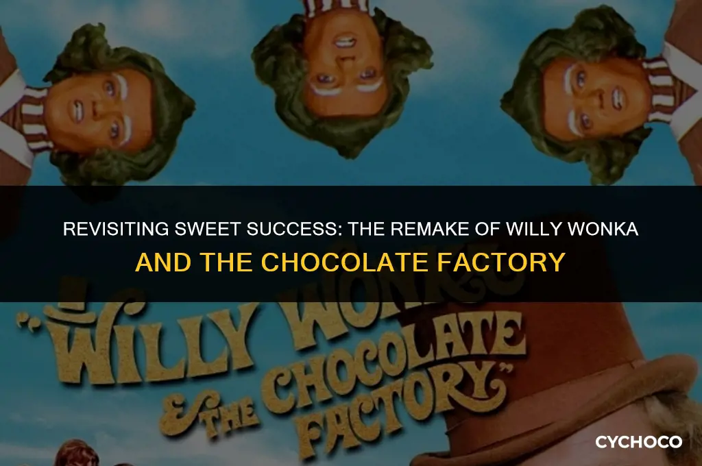 why did they remake willy wonka and the chocolate factory