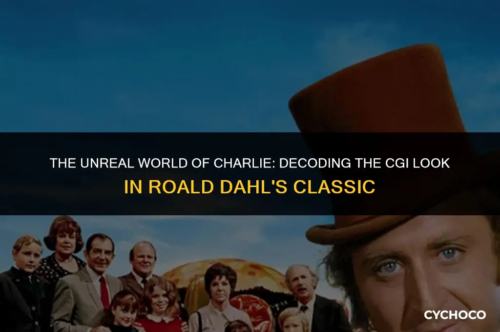 why does charlie and the chocolate factory look cgi