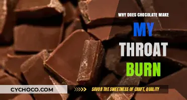 The Surprising Reasons Behind Chocolate-Induced Throat Burn