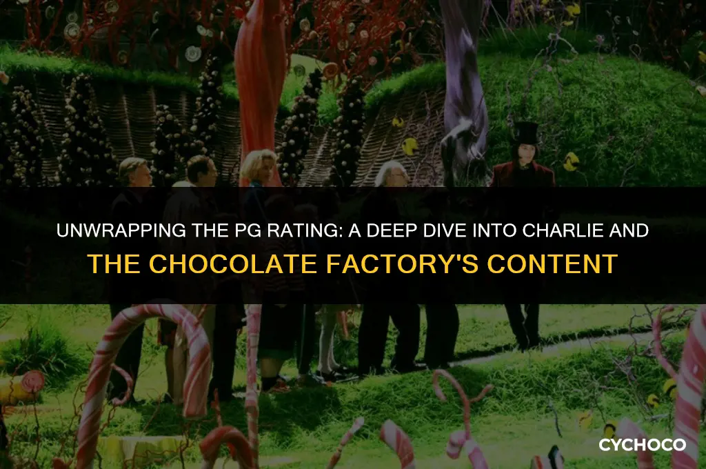 why is charlie and the chocolate factory rated pg