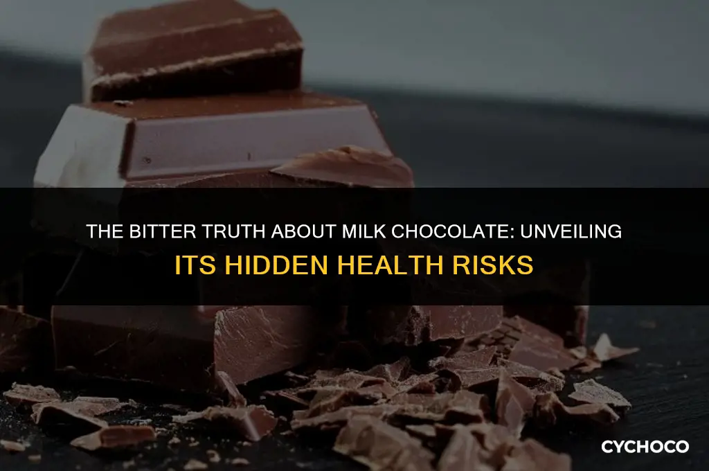 why is milk chocolate bad for you
