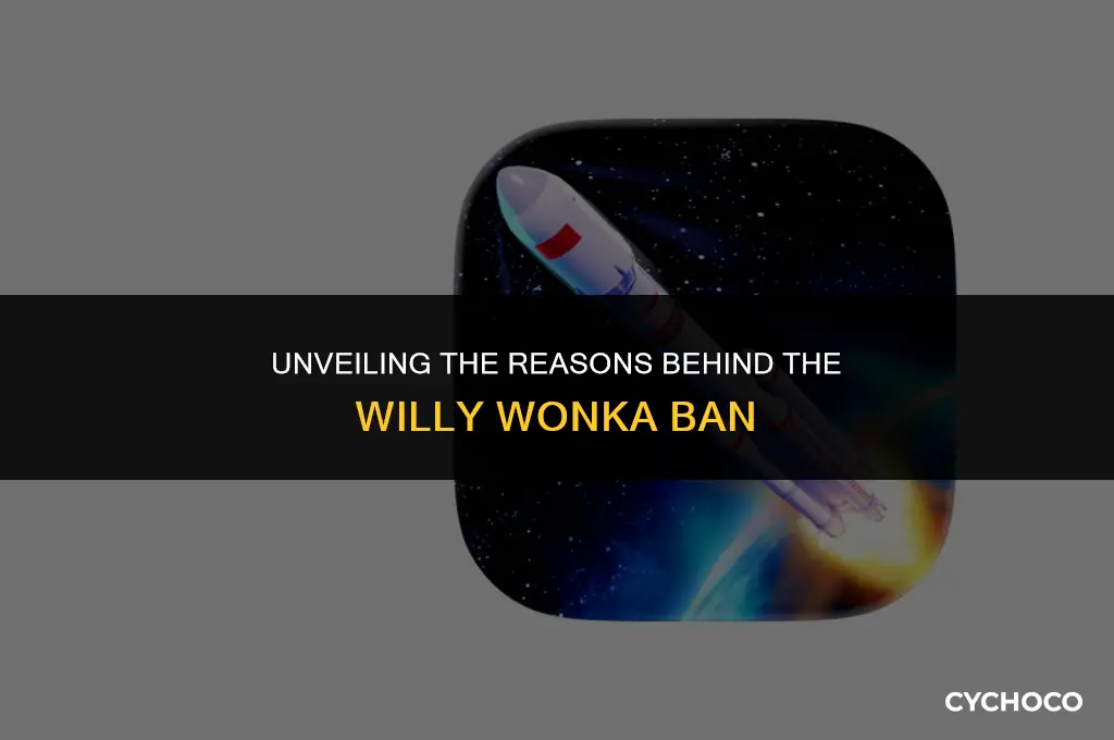 why is willy wonka and the chocolate factory blocked