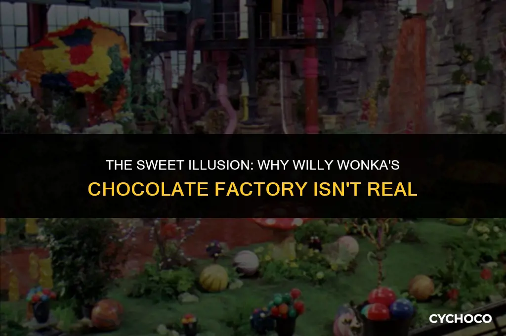 why isnt willy wonkas chocolate factory real
