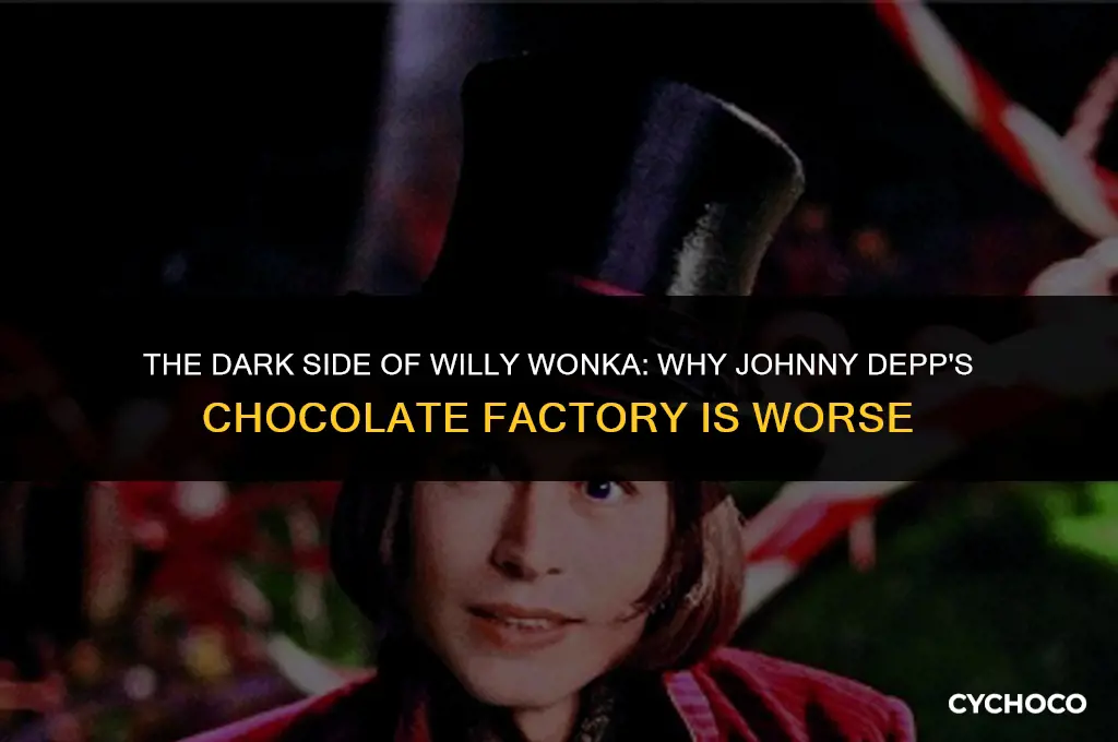 why the johnny depp chocolate factory is worse