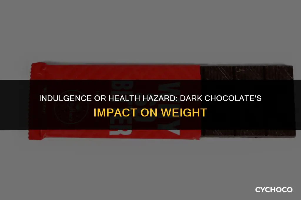 will dark chocolate make you fat
