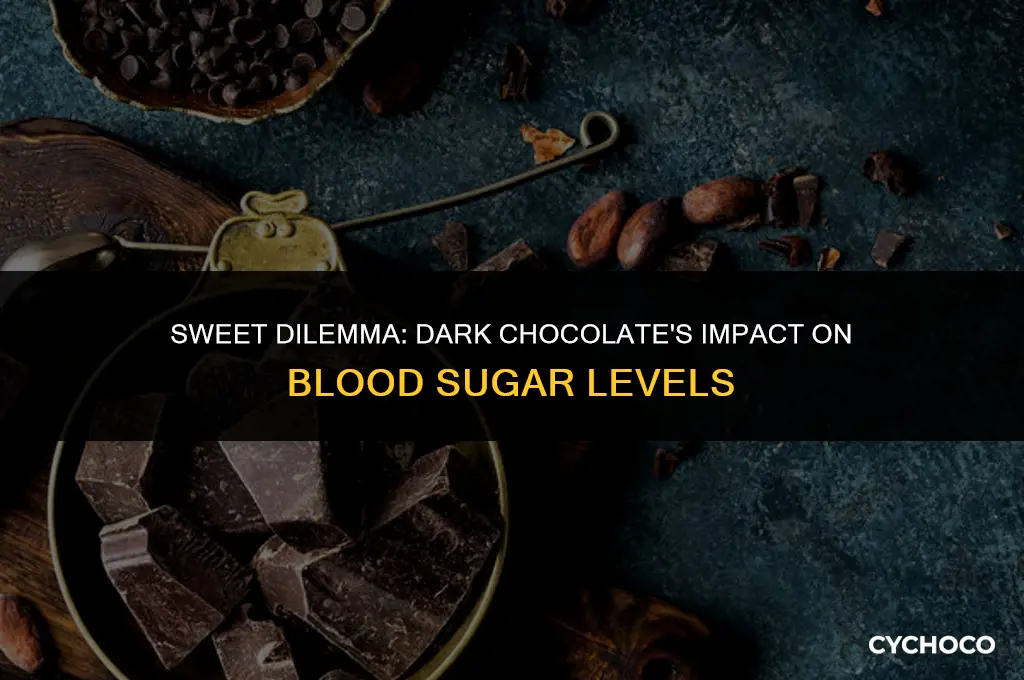 will dark chocolate raise blood sugar