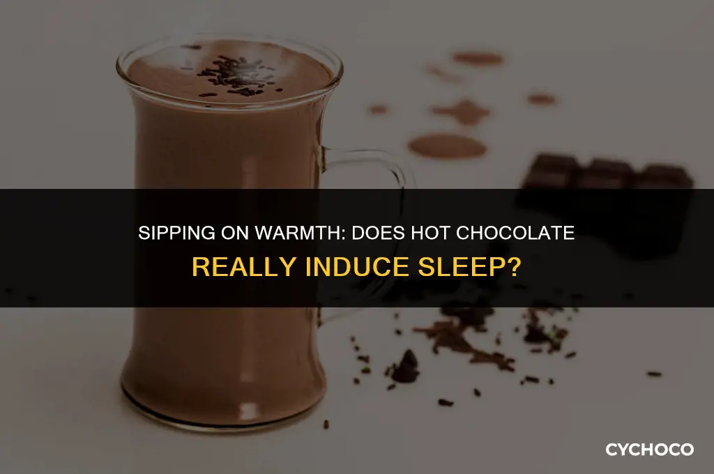 will hot chocolate make you sleepy