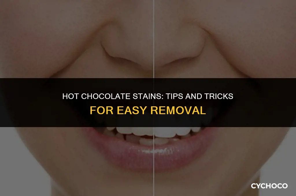 will hot chocolate stain clothes